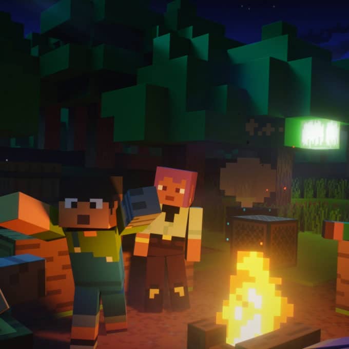 Minecraft The wild - Campfire